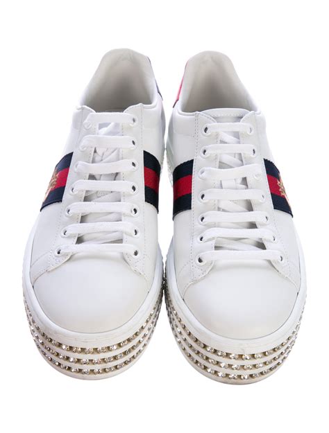 gucci ace sneakers with crystals|Gucci ace sneakers nordstrom.